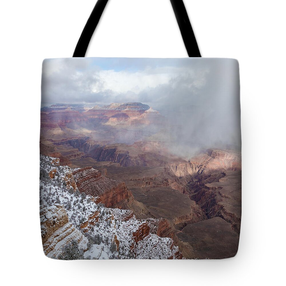 Landscape Tote Bag featuring the photograph the Grand Canyon Overlook 3 by Jonathan Nguyen