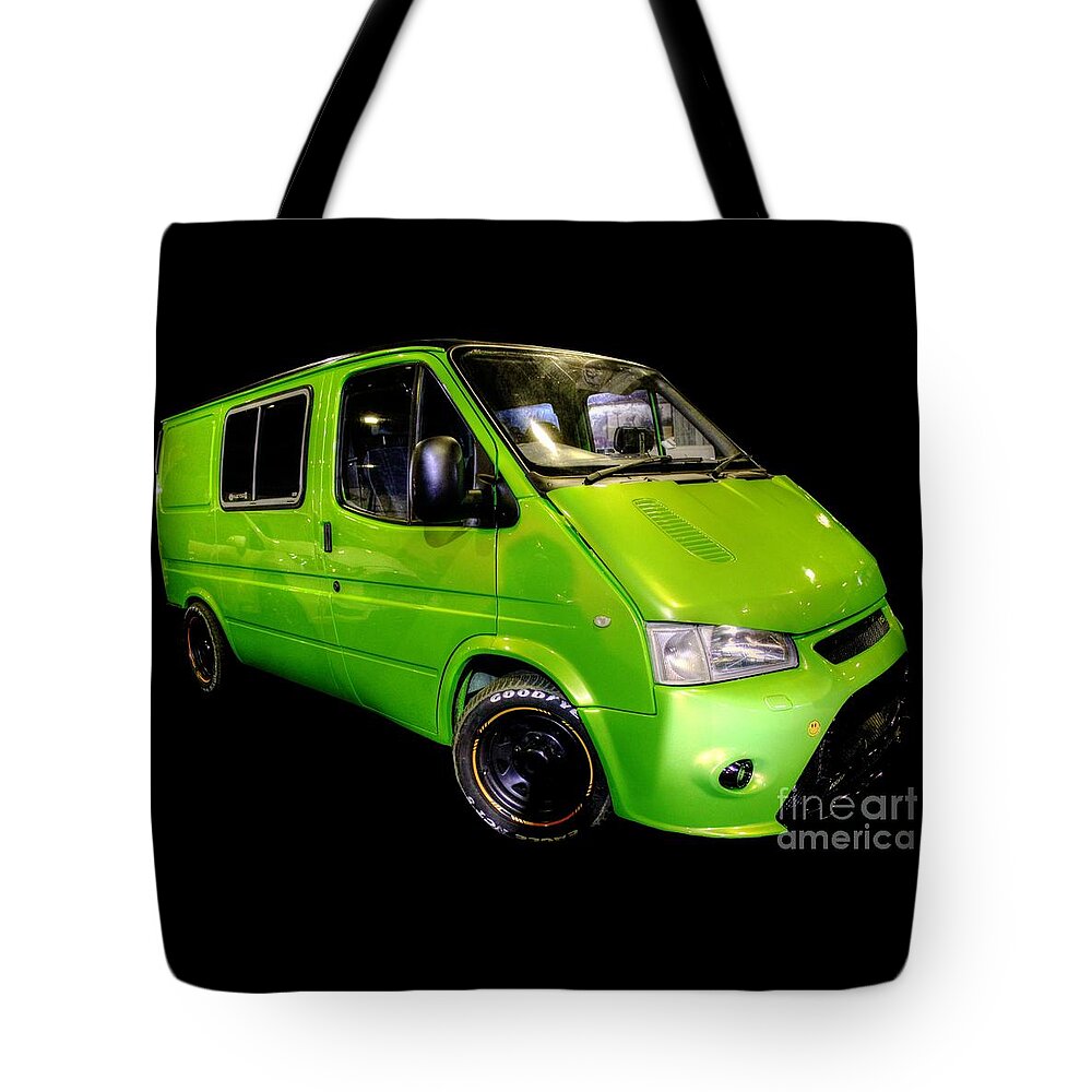 Green Tote Bag featuring the photograph The Green Machine by Vicki Spindler