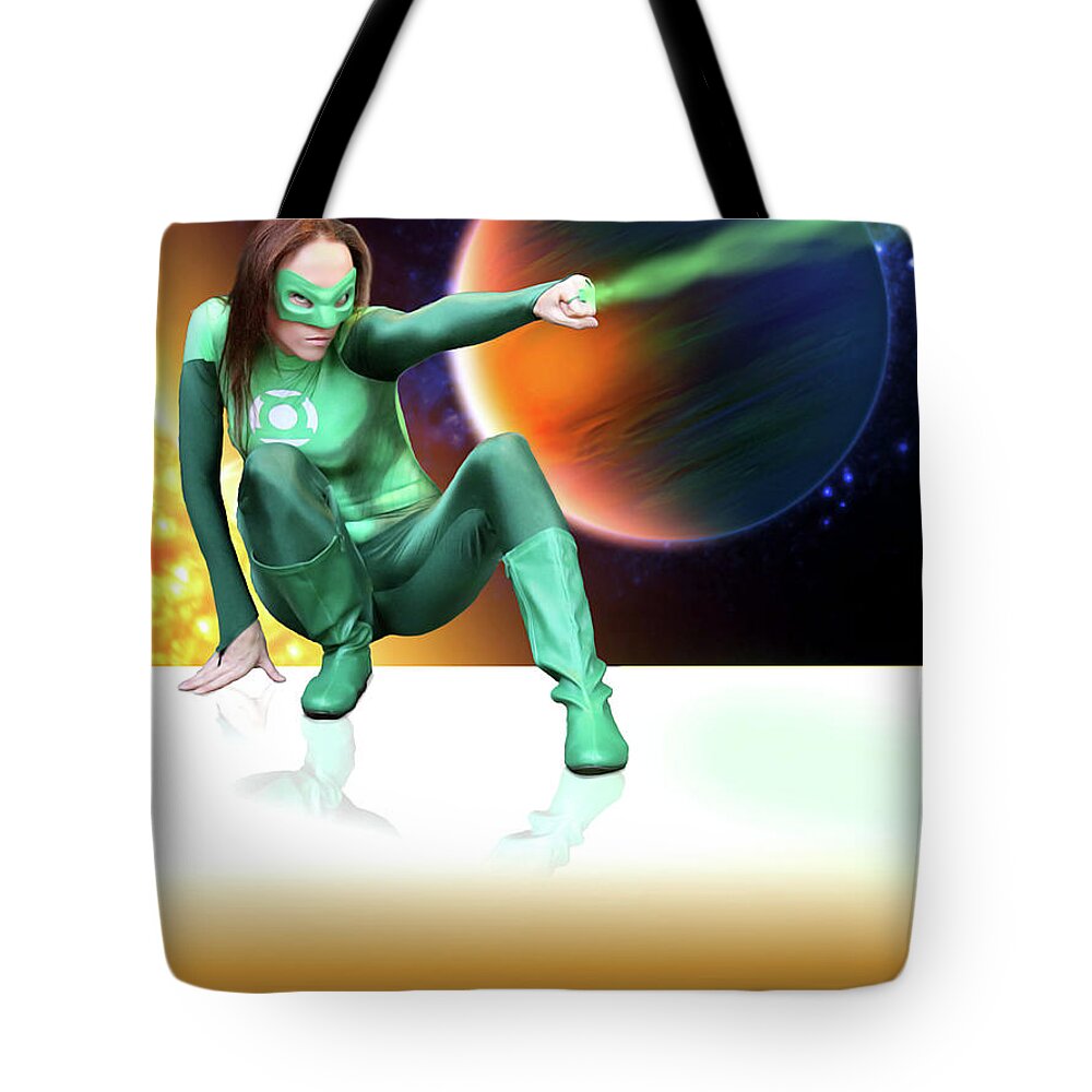 Green Tote Bag featuring the photograph The Green Wave by Jon Volden