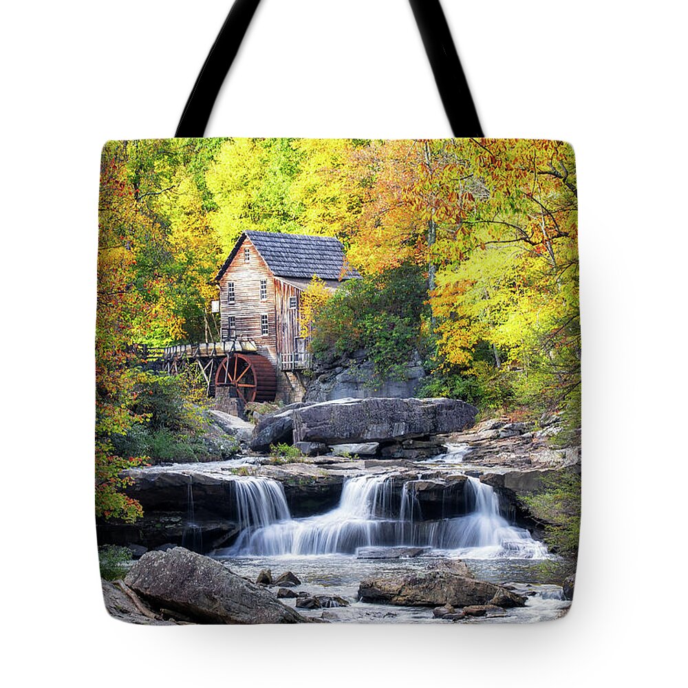 West Virginia Tote Bag featuring the photograph The Grist Mill by Amber Kresge