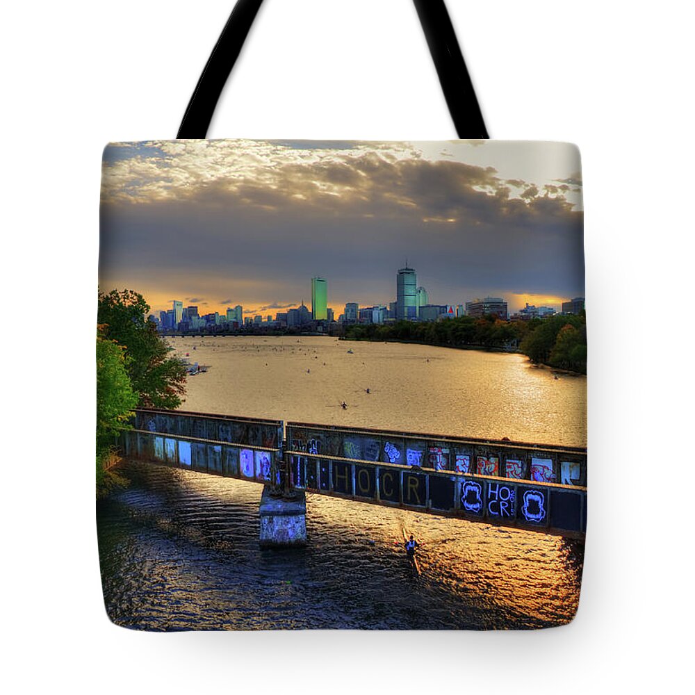 Head Of The Charles Tote Bag featuring the photograph The Head Of The Charles - The Regatta - Boston, MA by Joann Vitali