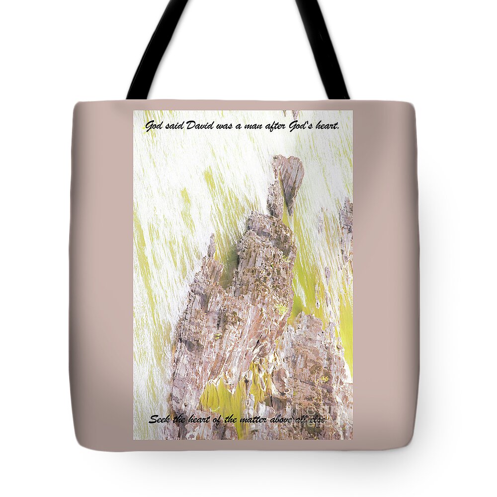 Christian Tote Bag featuring the photograph The Heart by Merle Grenz