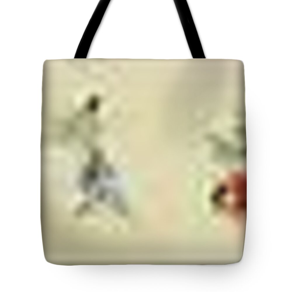 The Hegassen Scroll Tote Bag featuring the painting The Hegassen scroll by Celestial Images