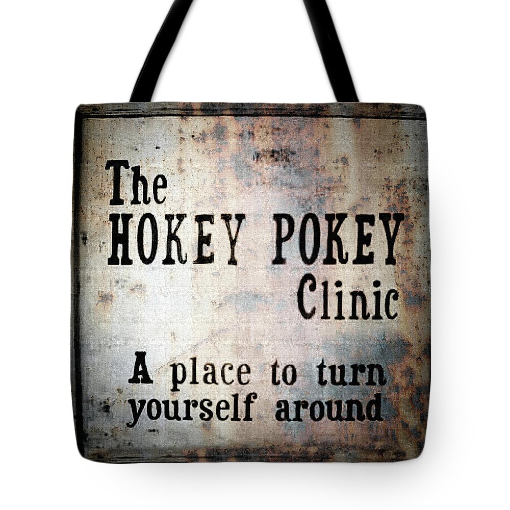 Hokey Pokey Tote Bag featuring the photograph The Hokey Pokey - Turn Yourself Around by Andrea Kollo