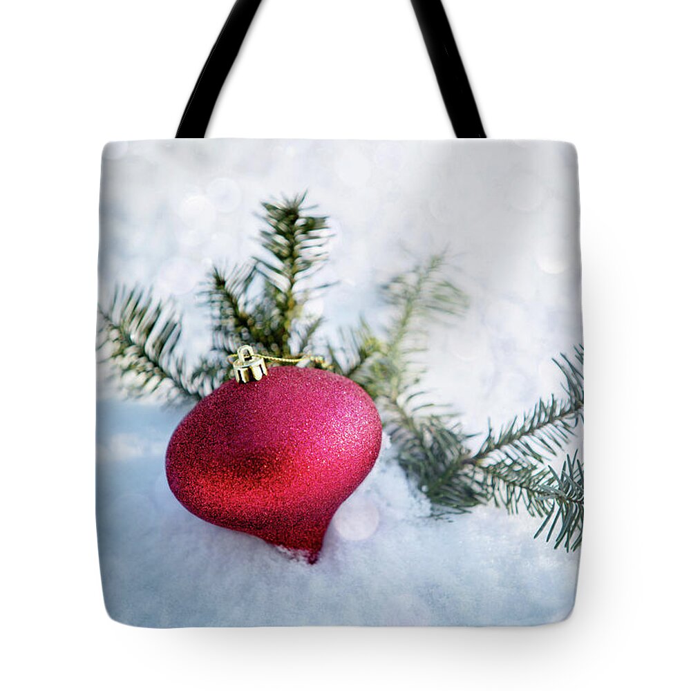 Ornament Tote Bag featuring the photograph The Holidays by Rebecca Cozart