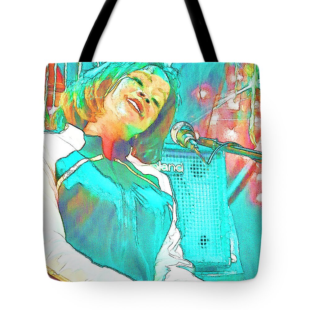 The Joy Of Music Tote Bag featuring the photograph The Joy of Music by Jessica Levant