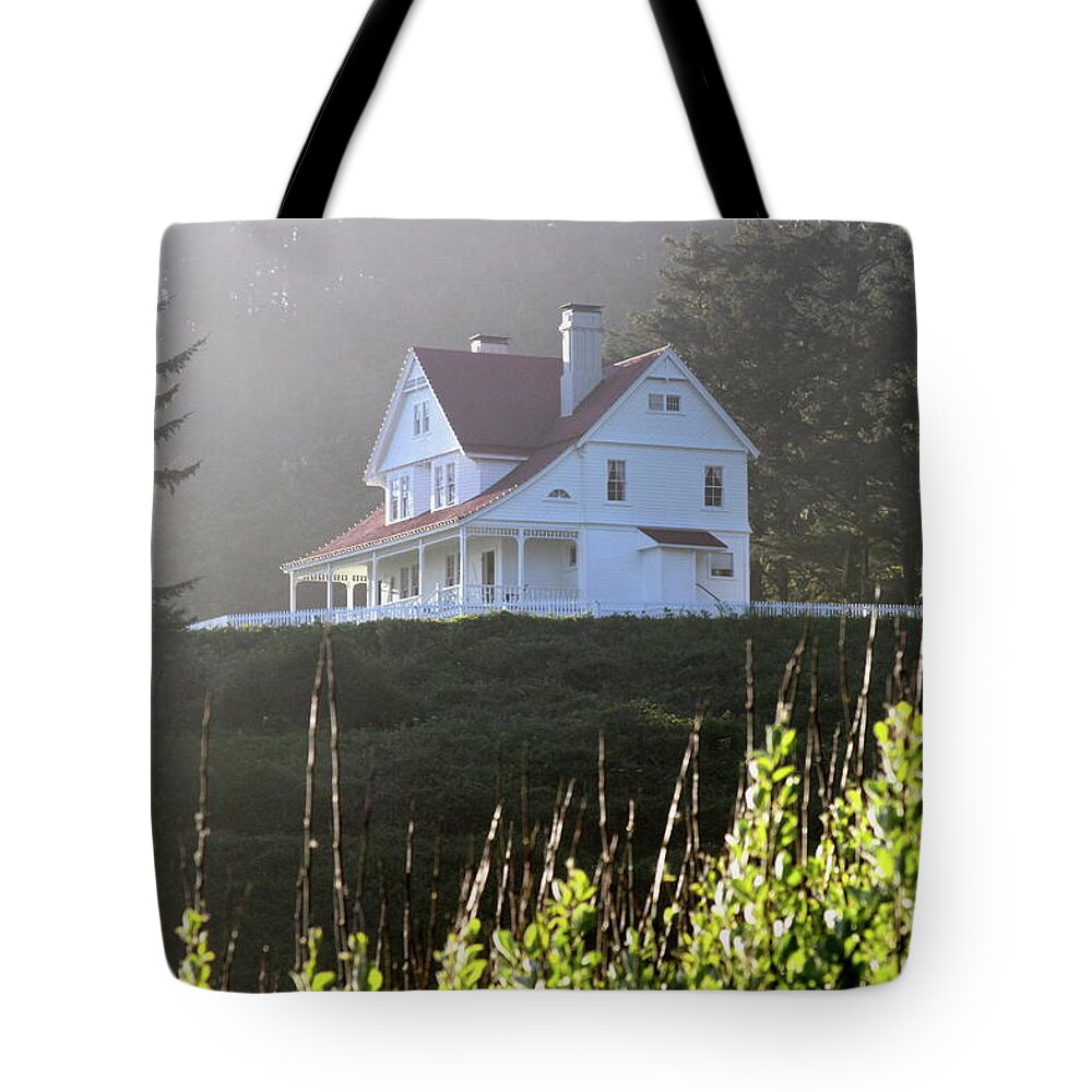 House Tote Bag featuring the photograph The Keepers House 2 by Laddie Halupa