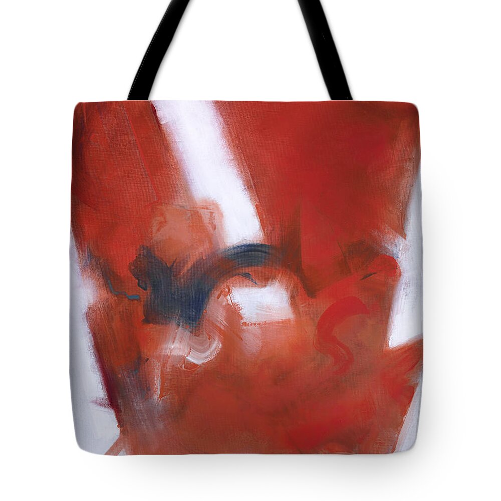 Abstraction Tote Bag featuring the painting The Keys of Life - Determination by Ritchard Rodriguez
