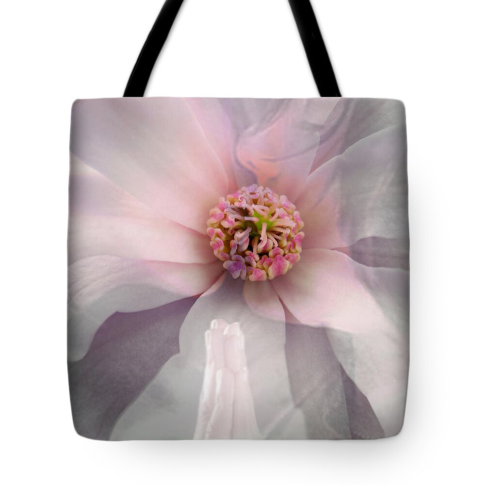 Fleurotica Art Tote Bag featuring the digital art The Kiss by Torie Tiffany