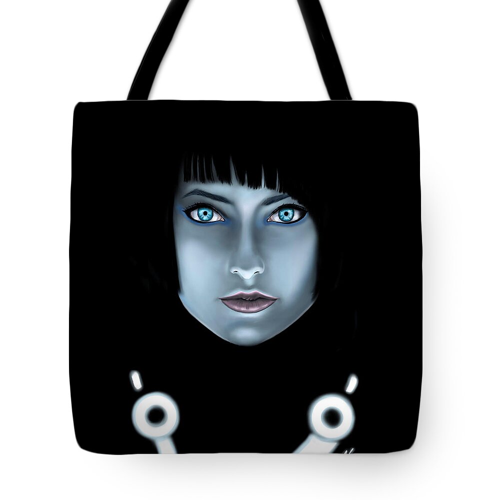 Science Fiction Tote Bag featuring the digital art The Last of the ISOs by Norman Klein