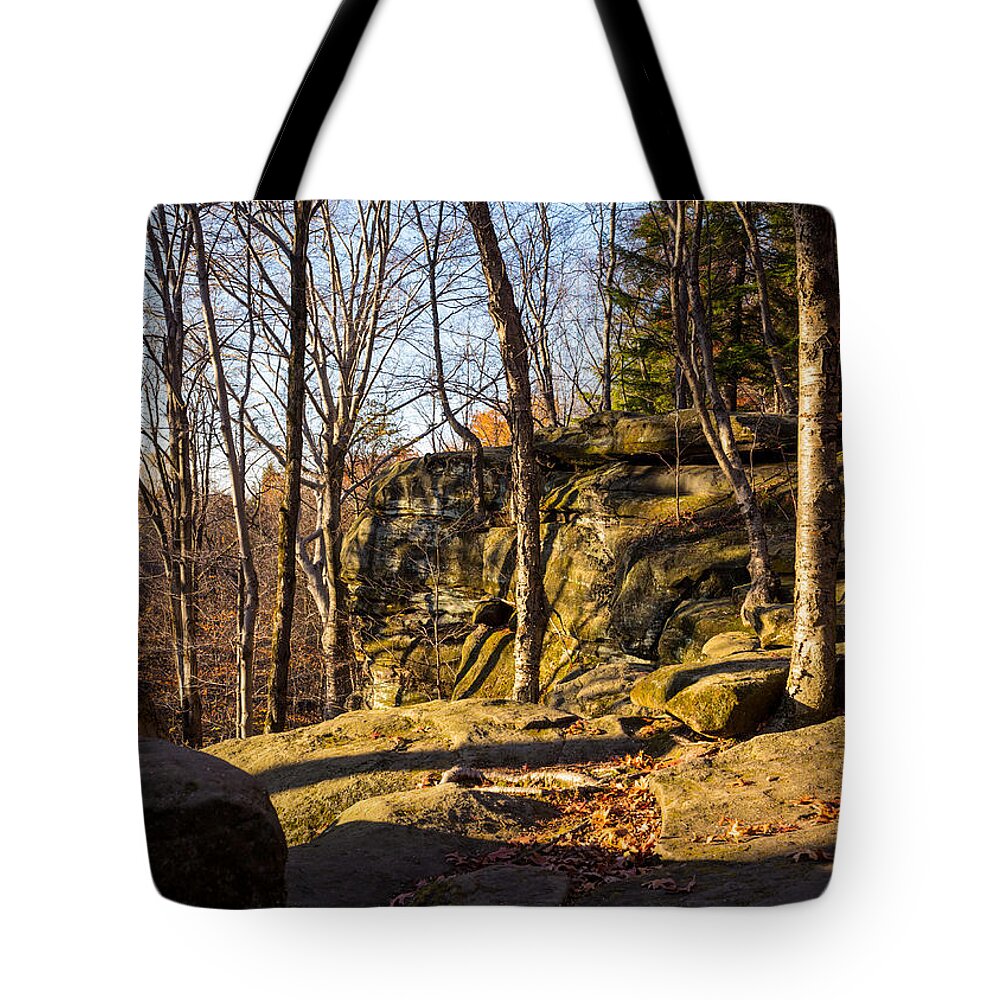 Virginia Kendall Tote Bag featuring the photograph The Ledges 4 by Tim Fitzwater