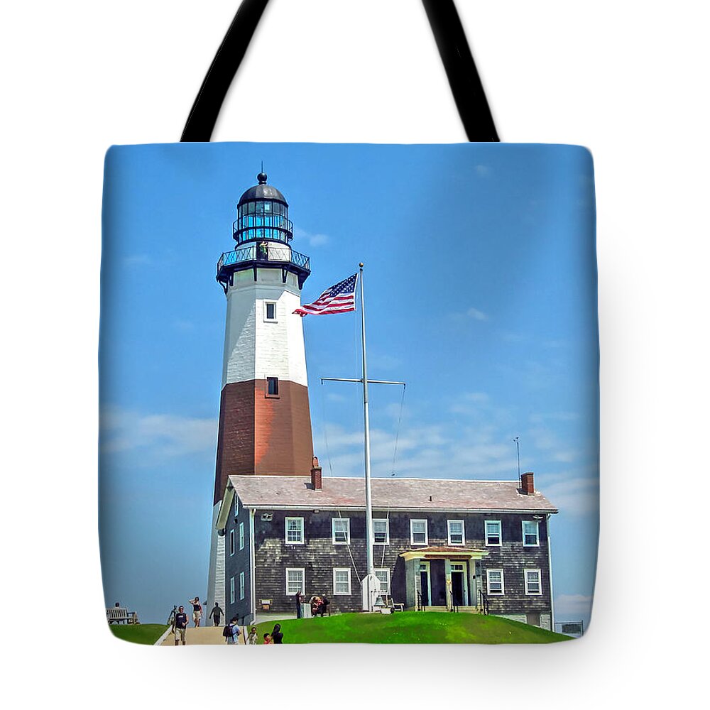 Lighthouse Tote Bag featuring the photograph The Lighthouse by Keith Armstrong