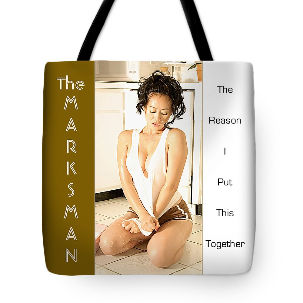 Music Tote Bag featuring the digital art The Marksman - The Reason I Put This Together by Mark Baranowski