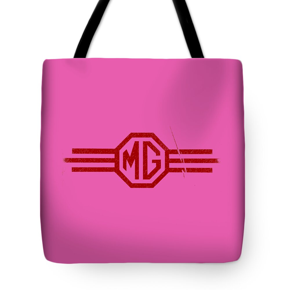 Mg Tote Bag featuring the photograph The MG Sign by Mark Rogan