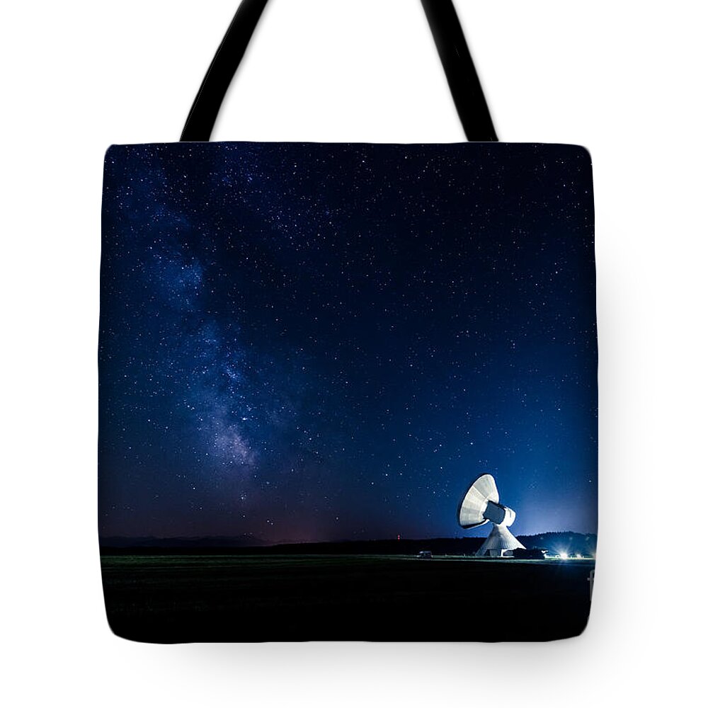Bavaria Tote Bag featuring the photograph The Milky Way above Bavaria by Hannes Cmarits