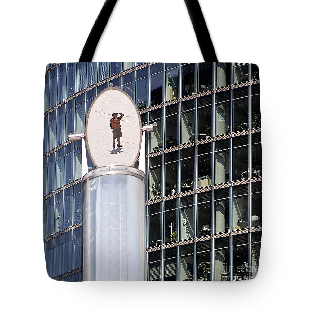 Europe Tote Bag featuring the photograph The Mirror by Heiko Koehrer-Wagner