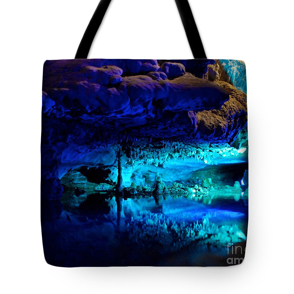 Ruby Falls Tote Bag featuring the photograph The Mirror Pool by Mark Dodd