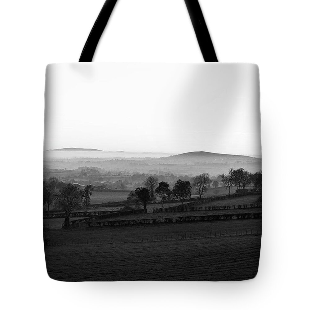  Tote Bag featuring the photograph The Misty Mournes, N.ireland by Aleck Cartwright