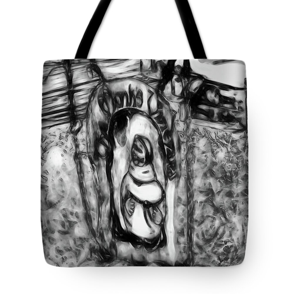 The Monks Vineyard Tote Bag featuring the photograph The Monks Vineyard by Gina O'Brien