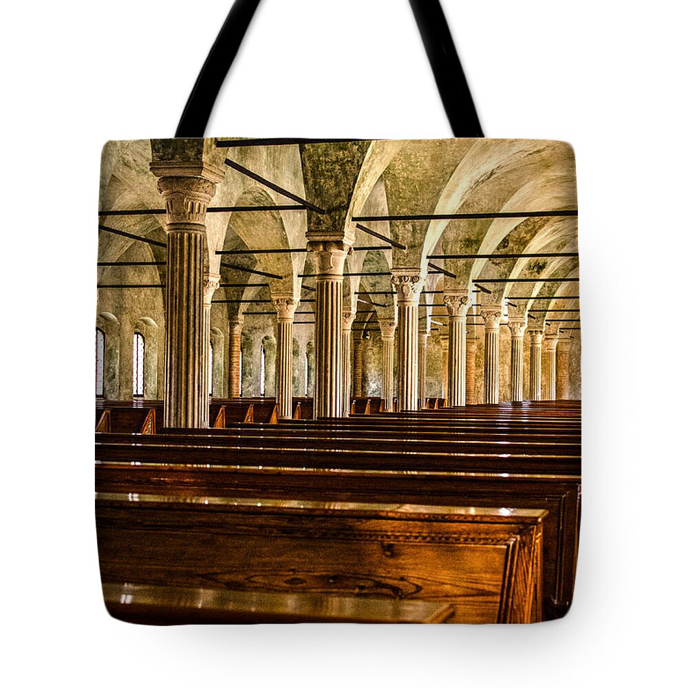 Knowledge Tote Bag featuring the photograph The Name of the Rose - HDR by AM FineArtPrints