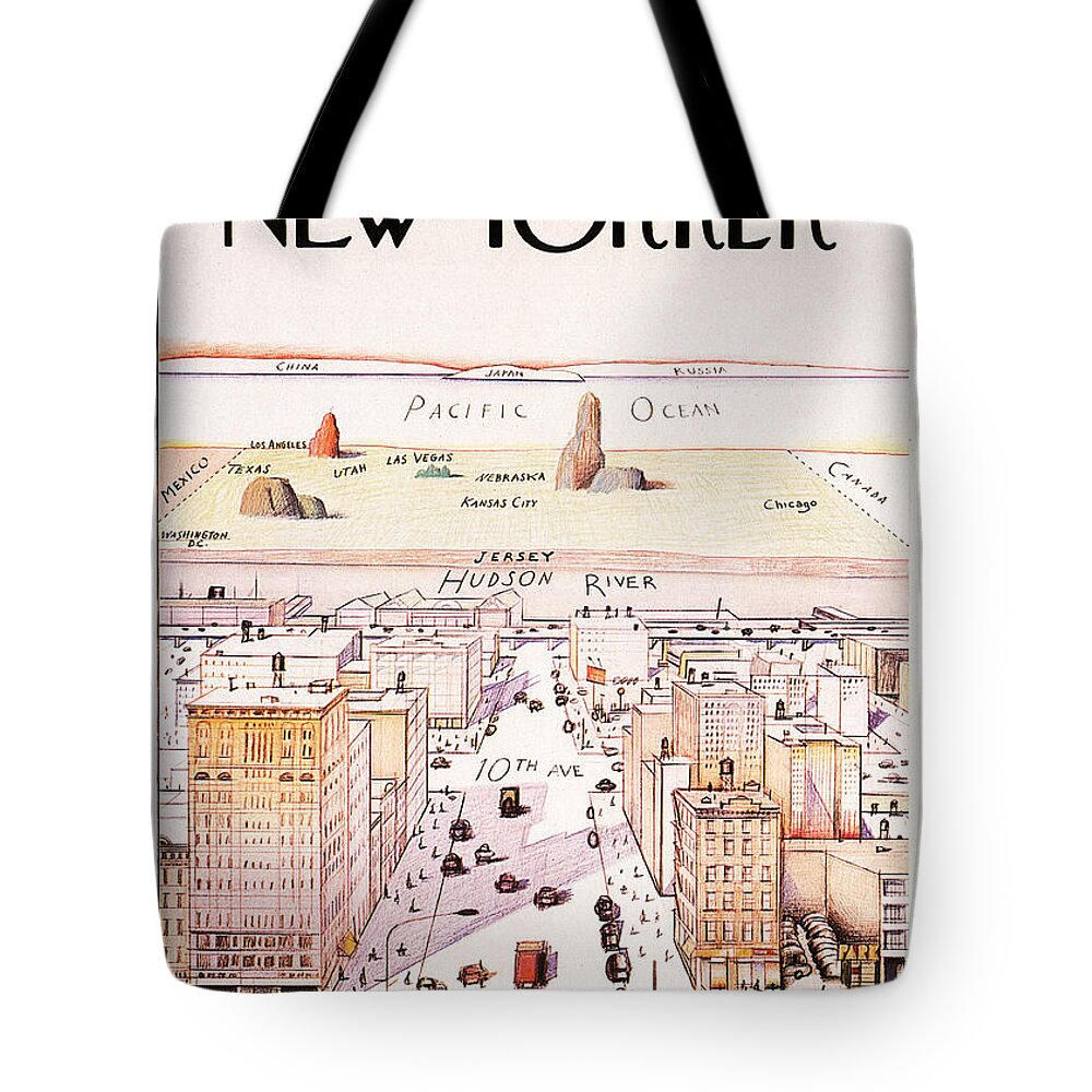 The New Yorker Tote Bags | Fine Art America