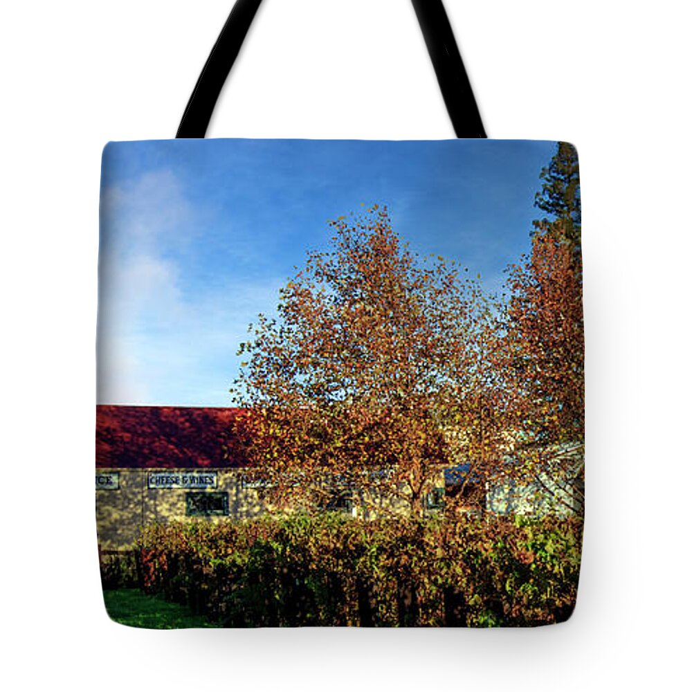 Napa Tote Bag featuring the photograph The Oakville Grocery by Jon Neidert