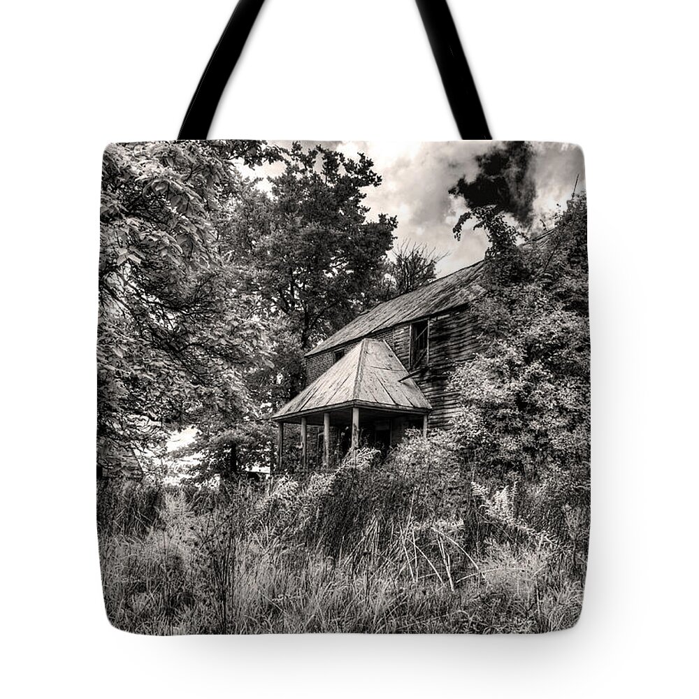 The Old Folks Are Gone Now Tote Bag featuring the digital art The Old Folks Are Gone Now by William Fields