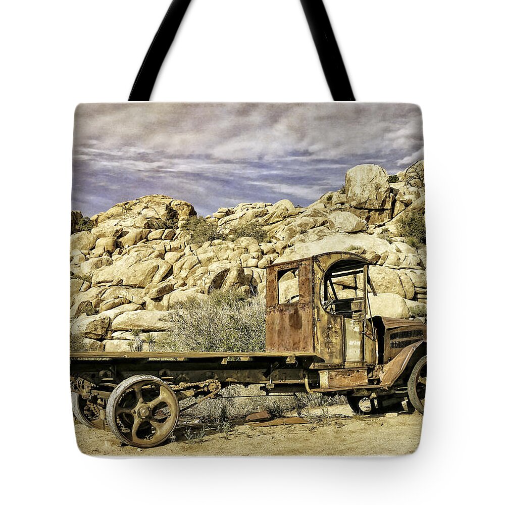 Mack Truck Tote Bag featuring the photograph The Old Mack by Sandra Selle Rodriguez