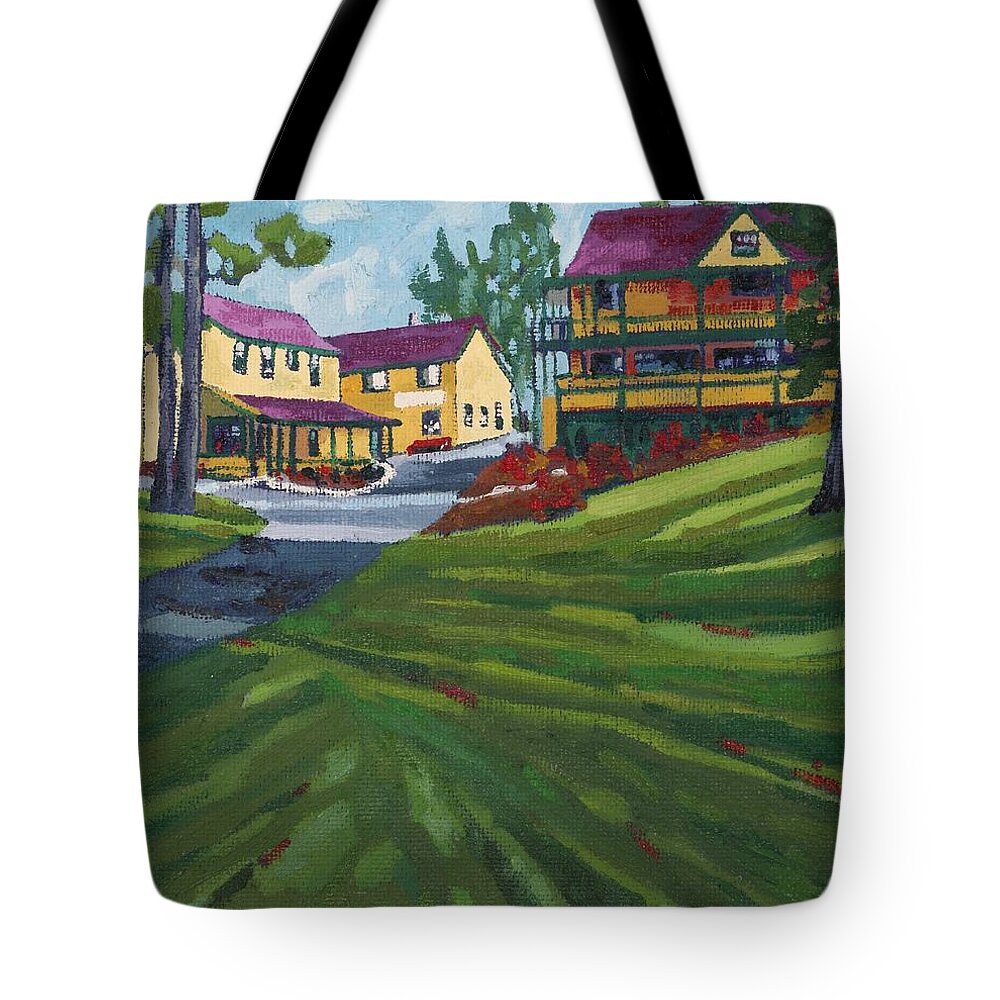 2054 Tote Bag featuring the painting The Opinicon by Phil Chadwick