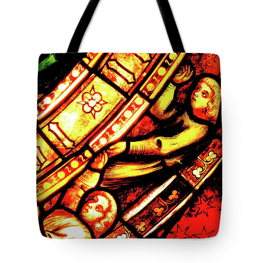 Stained Glass Tote Bag featuring the photograph The Passage of Time by Elizabeth Hoskinson