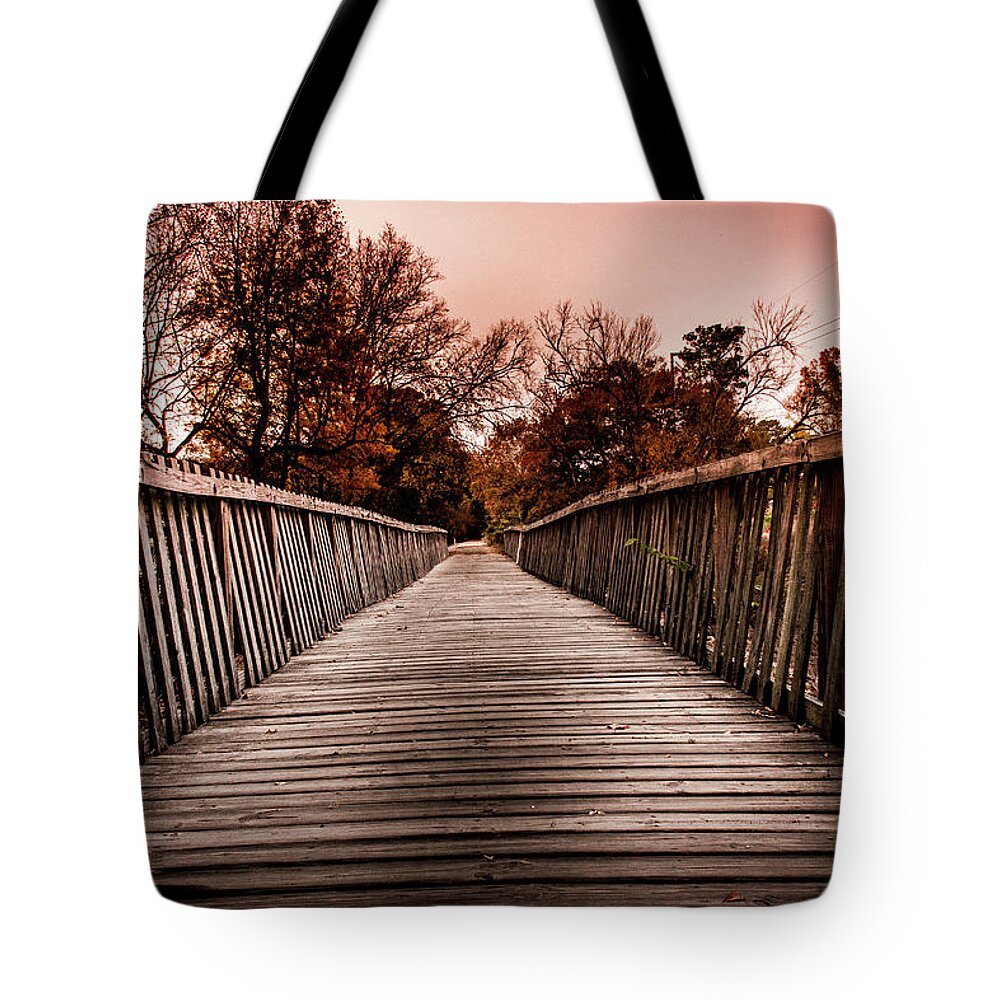Atlanta Tote Bag featuring the photograph The Pathway by Kenny Thomas