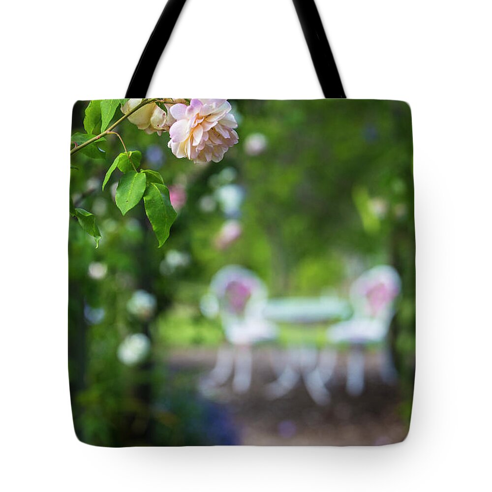 Pink Rose Tote Bag featuring the photograph The pink rose by Sheila Smart Fine Art Photography
