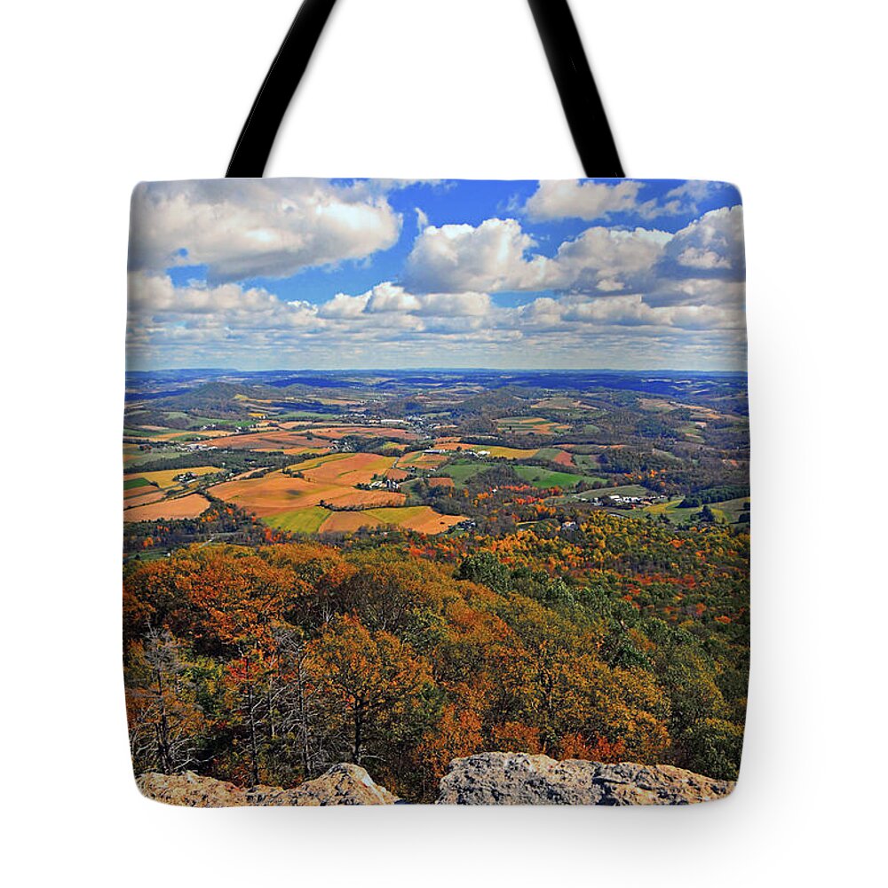 The Pinnacle On Pa At Tote Bag featuring the photograph The Pinnacle on PA AT by Raymond Salani III