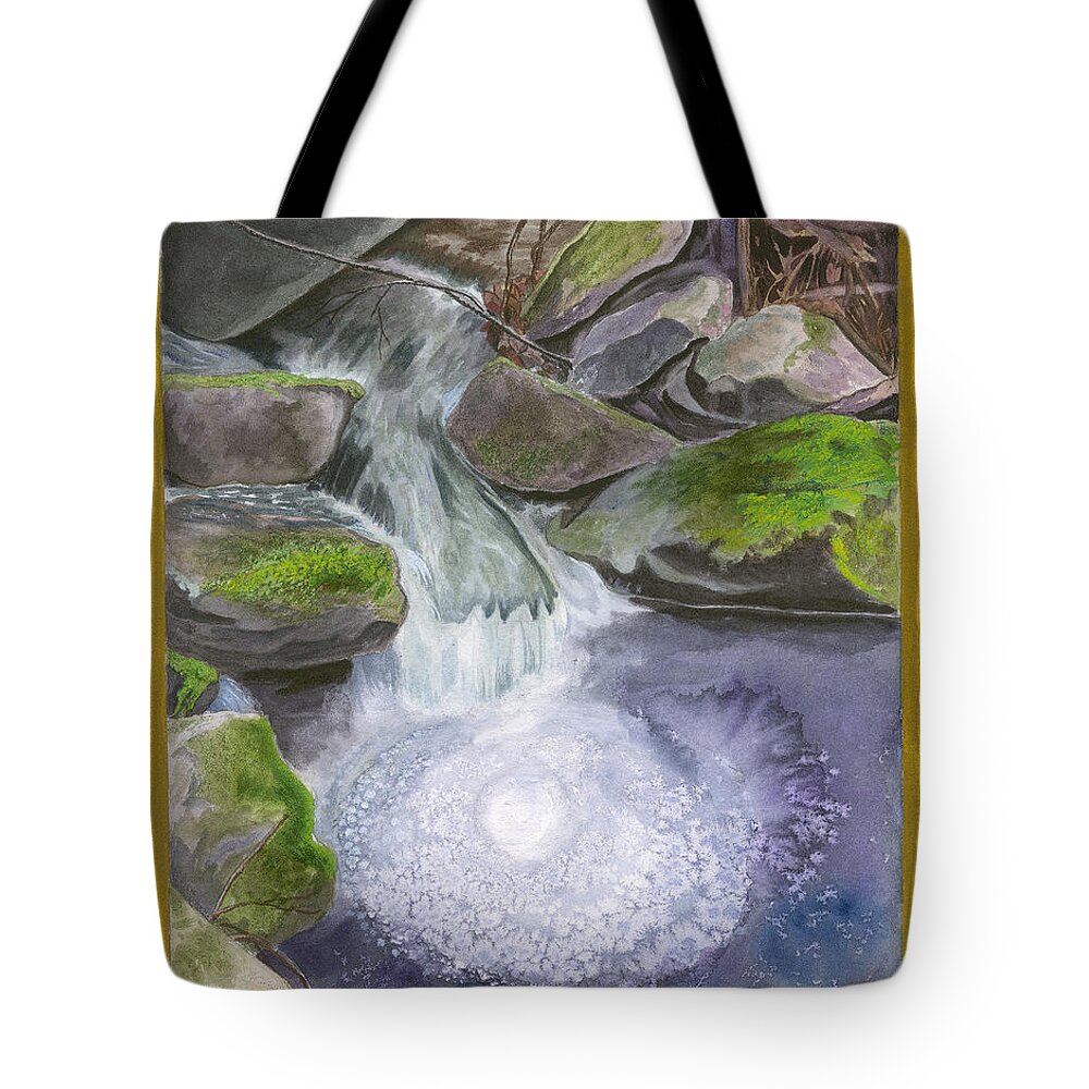 Water Tote Bag featuring the painting The Pool by Norman Klein