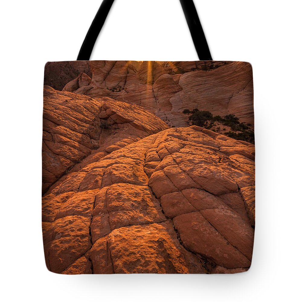 Utah Tote Bag featuring the photograph The Pull of the Unkown by Dustin LeFevre