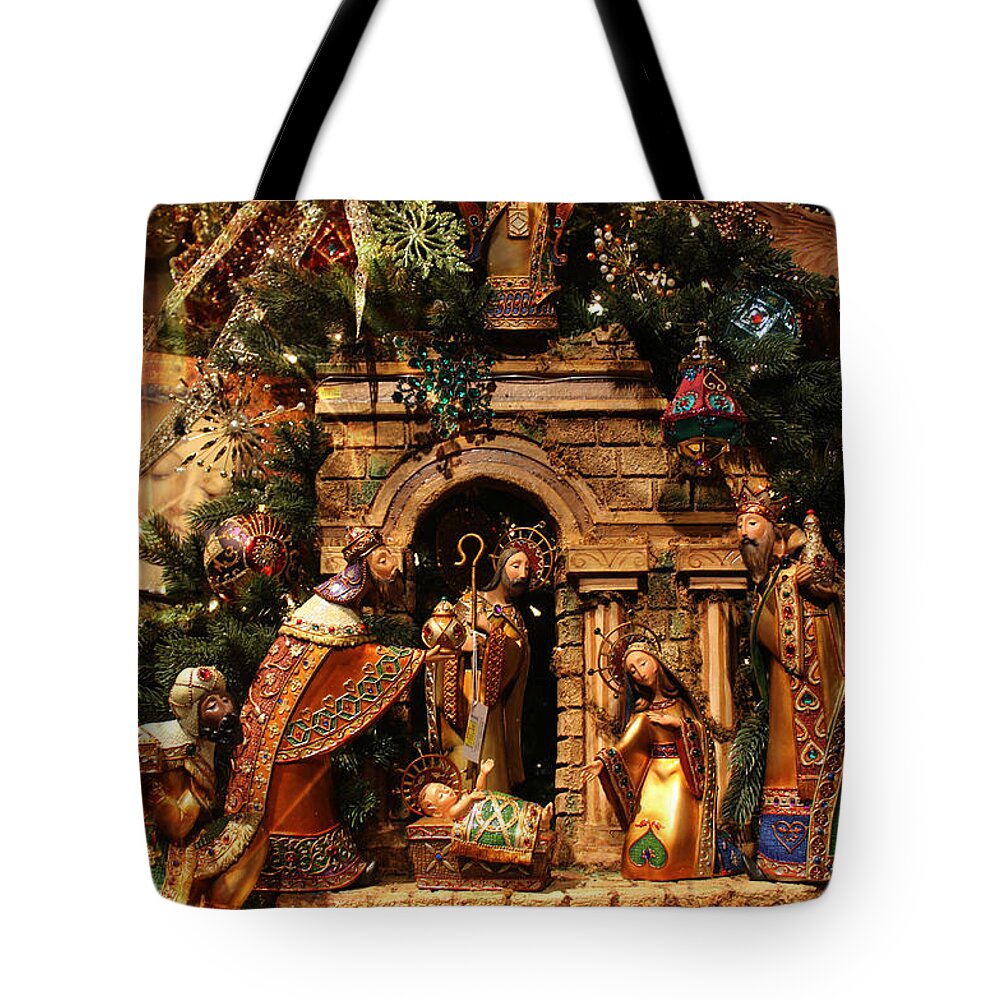 Sale Tote Bag featuring the photograph The Real Christmas Morning by Jenny Revitz Soper