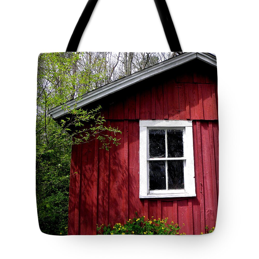 Back In Time Tote Bag featuring the photograph The red room by Kim Galluzzo