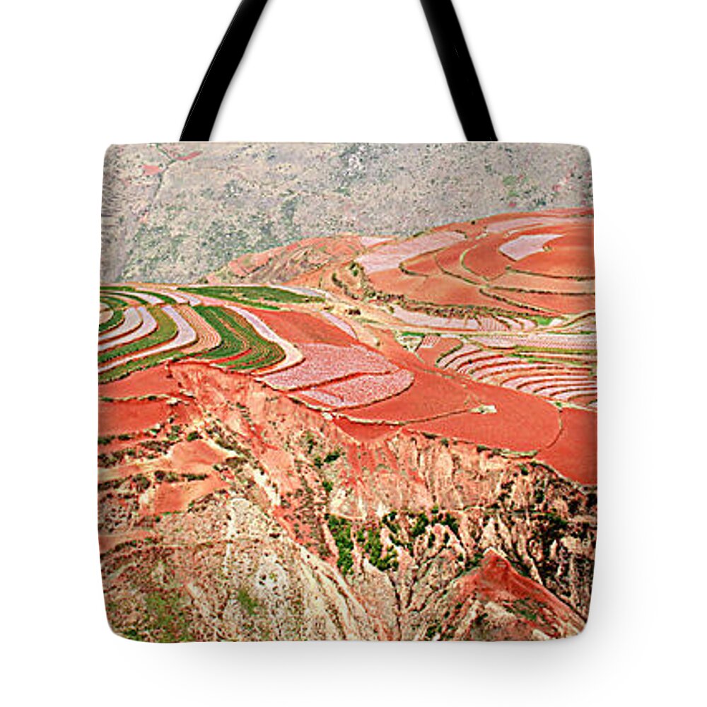 China Tote Bag featuring the photograph The Redlands, Yunnan, China by Marla Craven