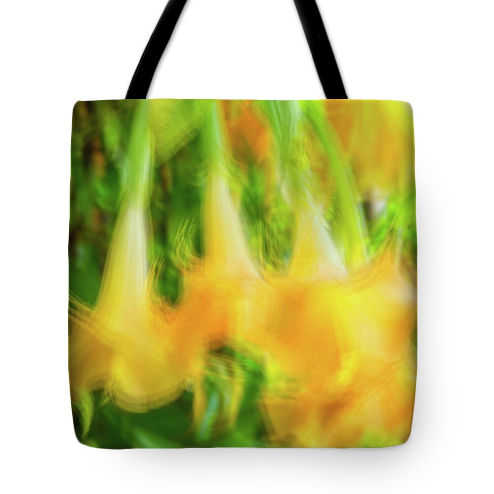 Bellflower Tote Bag featuring the photograph The Ringing Of Bells by Joseph S Giacalone