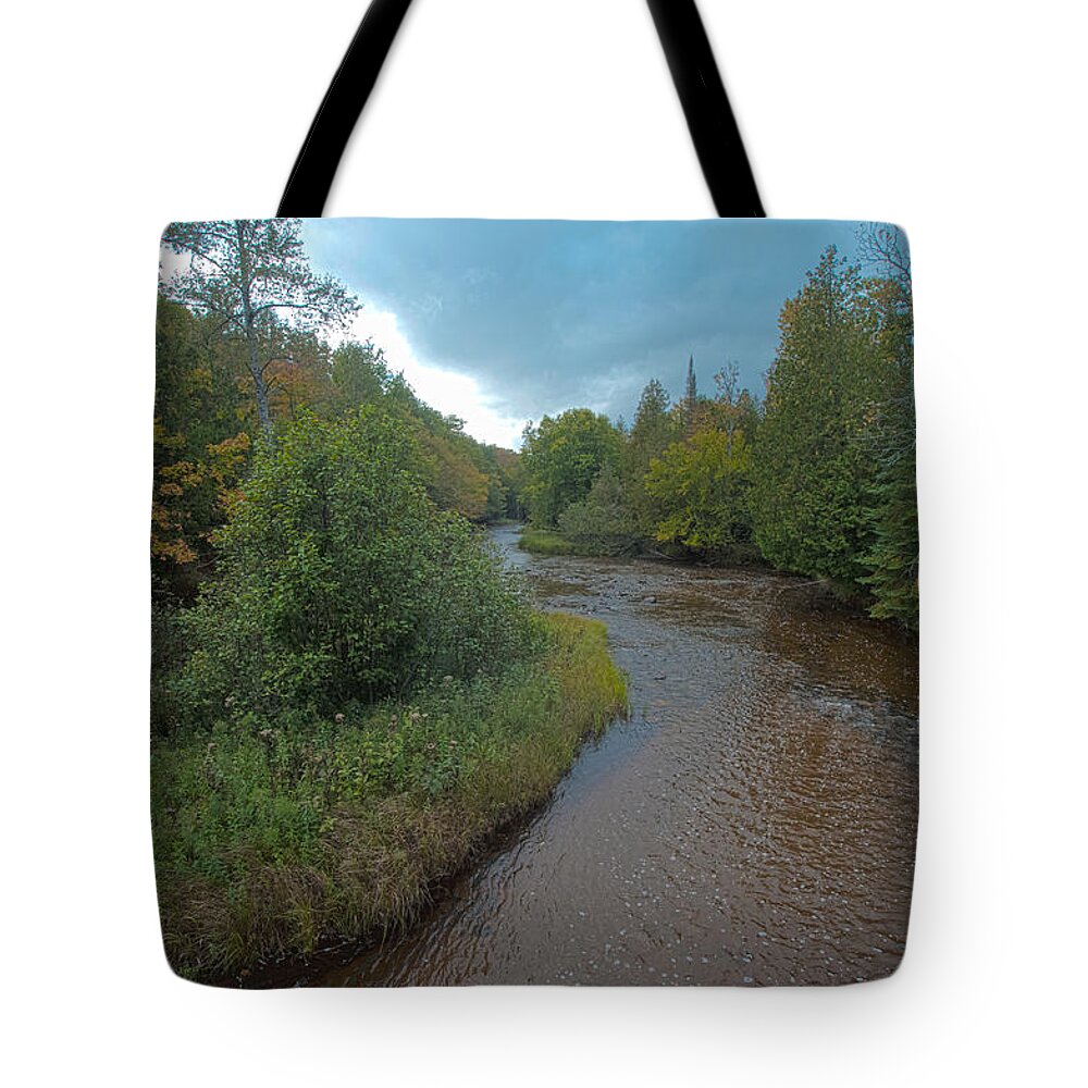 River Tote Bag featuring the photograph The River by Steven Dunn