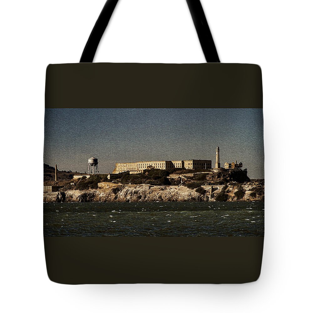 Bonnie Follett Tote Bag featuring the photograph The Rock Alcatraz 1 by Bonnie Follett