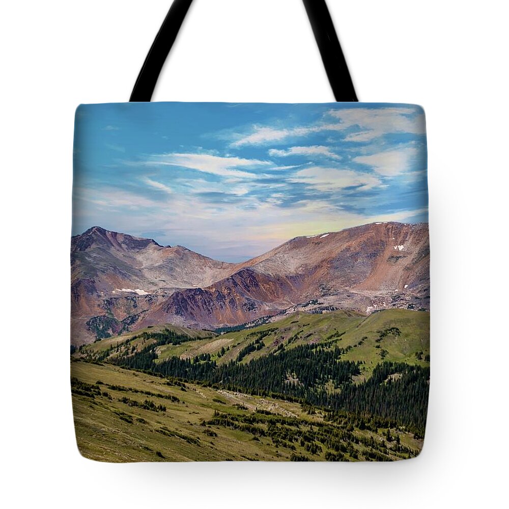 Rockies Tote Bag featuring the photograph The Rockies by Bill Gallagher