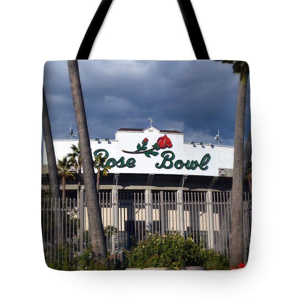  Tote Bag featuring the photograph The Rose Bowl - Pasadena by Glenn McCarthy Art and Photography