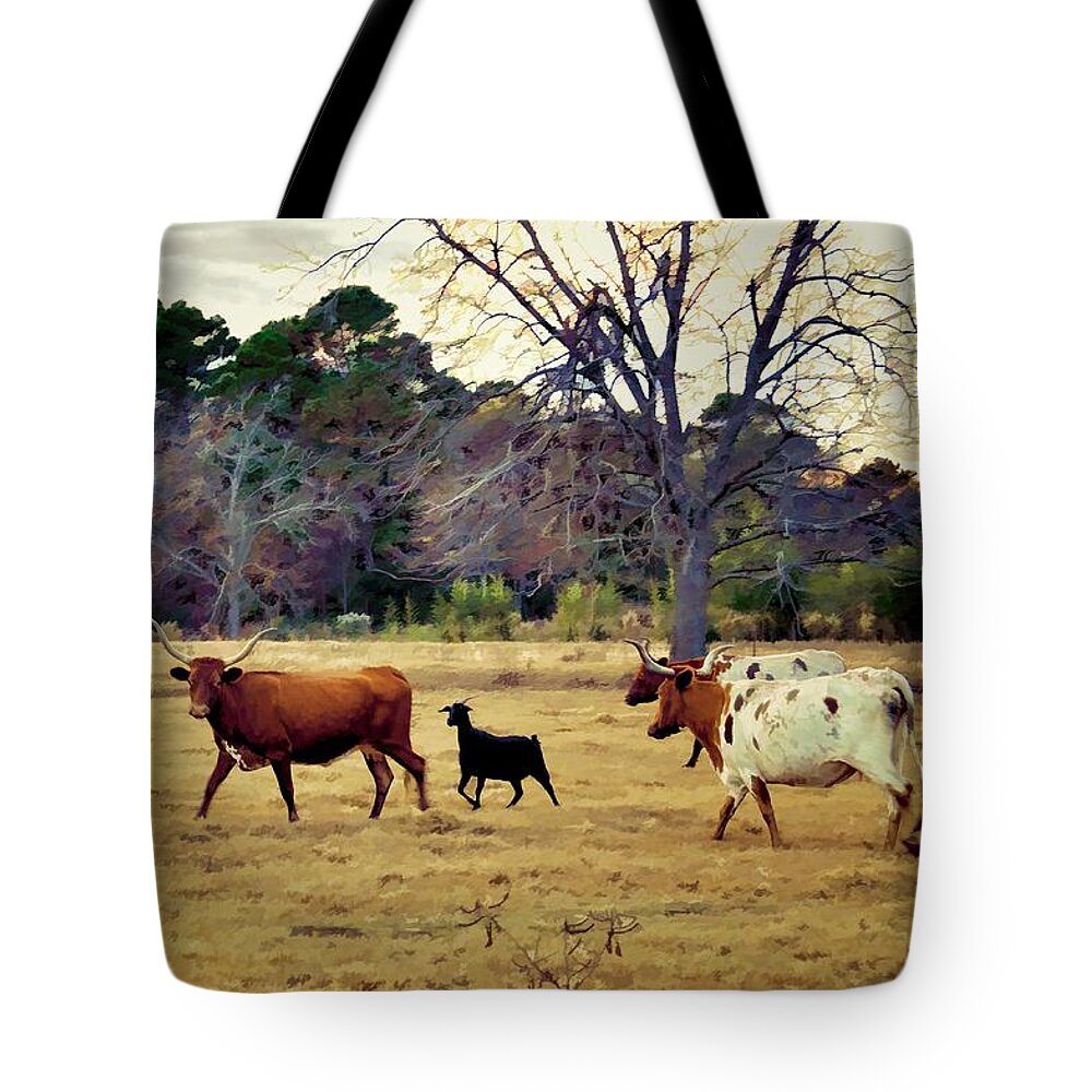 Animals Tote Bag featuring the photograph The Scapegoat by Jan Amiss Photography