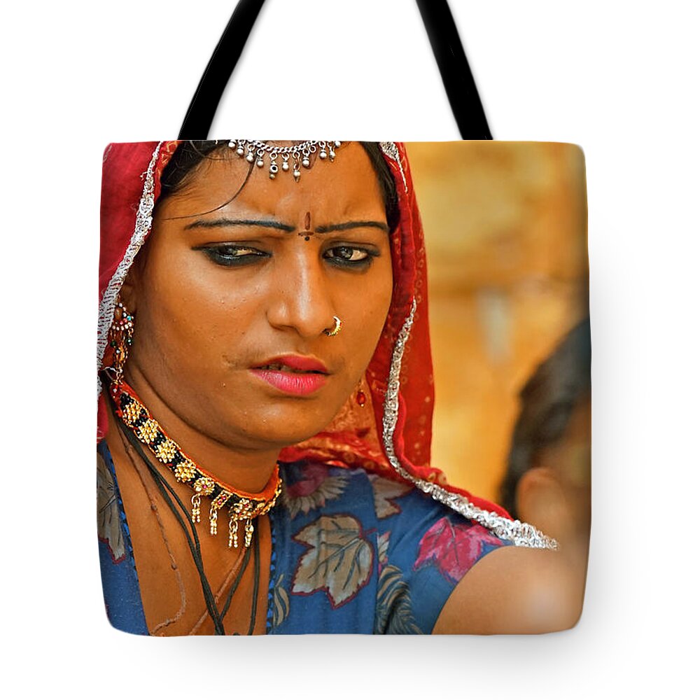 India Tote Bag featuring the photograph The Scowl by Michael Cinnamond