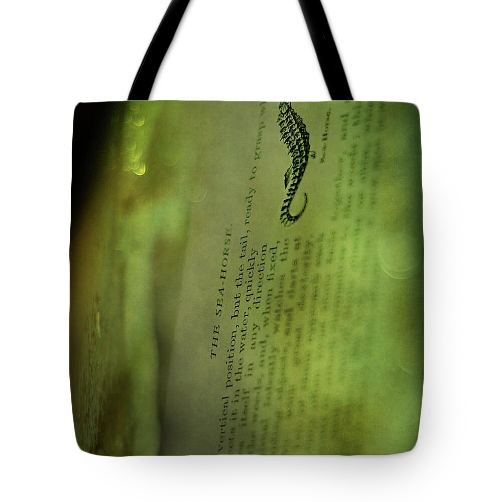 Seahorse Tote Bag featuring the photograph The Sea-Horse by Rebecca Sherman