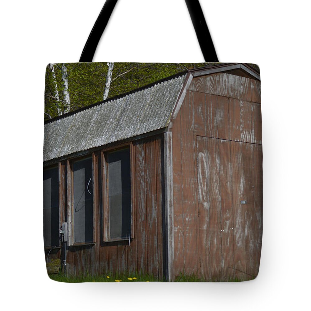 Tote Bag featuring the photograph The Shed by Michelle Hoffmann