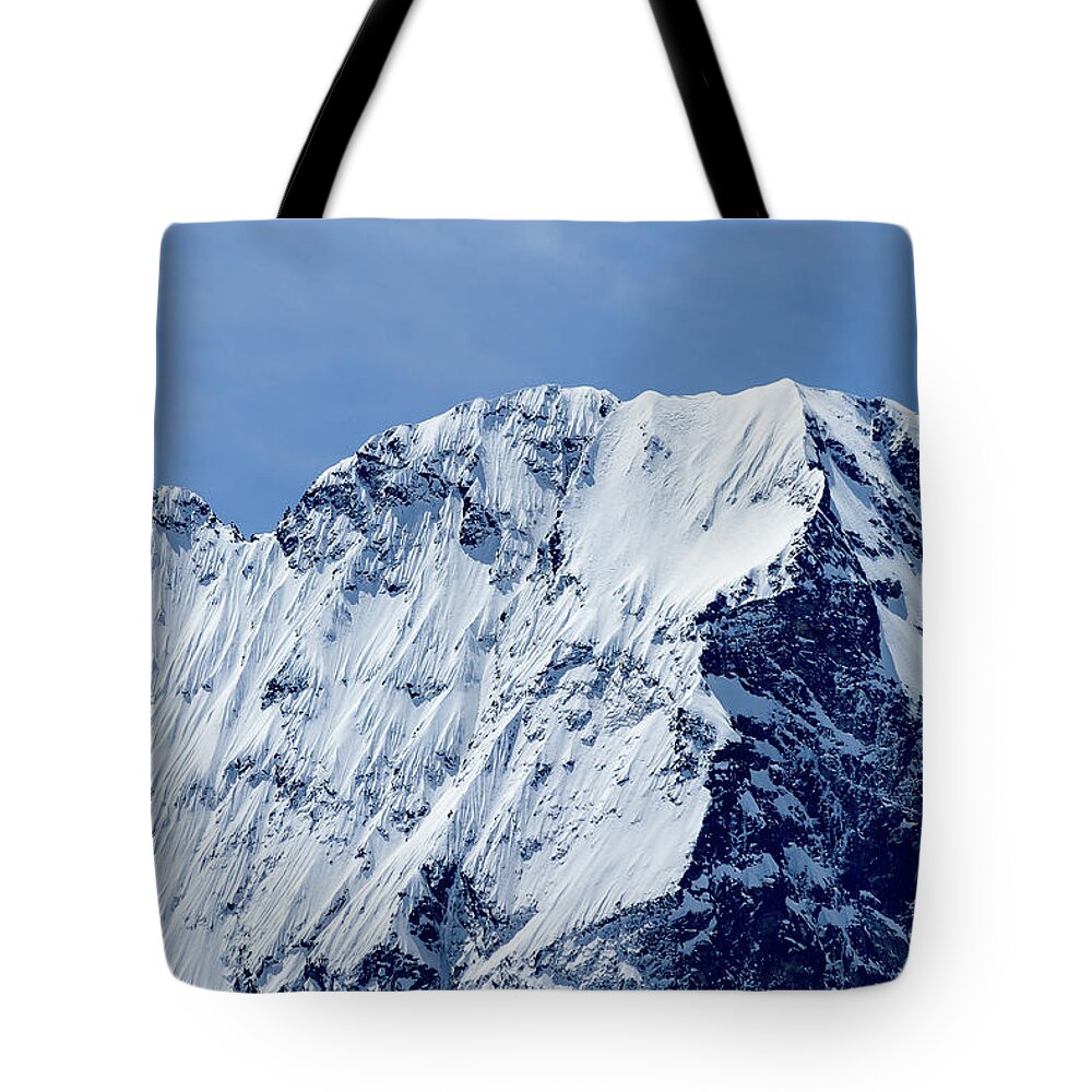 Mountain Landscape Tote Bag featuring the photograph The Sirac - French Alps by Paul MAURICE