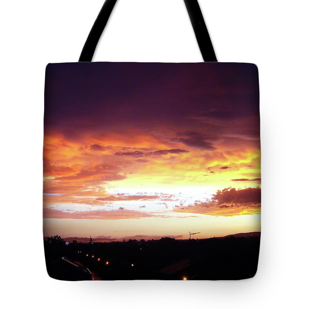 Clouds Tote Bag featuring the photograph The Sky Beyond by Jasna Dragun