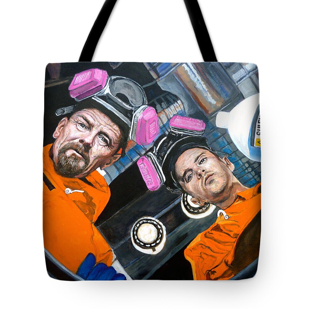 The Solution Tote Bag featuring the painting The Solution by Tom Roderick